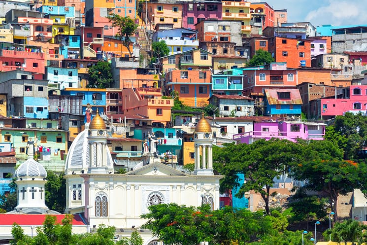 The colorful mosaic of houses in Guayaquil. Ecuador South-America’s best kept secret